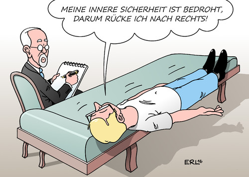 Cartoon: Innere Sicherheit (medium) by Erl tagged innere,sicherheit,terror,anschlag,terroranschlag,amoklauf,selbstmordanschlag,debatte,flüchtlinge,migration,rechtsruck,rechtspopulismus,psychoanalyse,couch,mitte,fall,karikatur,erl,innere,sicherheit,terror,anschlag,terroranschlag,amoklauf,selbstmordanschlag,debatte,flüchtlinge,migration,rechtsruck,rechtspopulismus,psychoanalyse,couch,mitte,fall,karikatur,erl