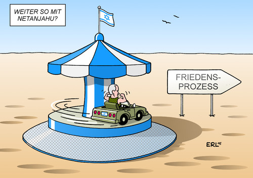 Cartoon: Israel Wahl (medium) by Erl tagged israel,wahl,knesset,parlament,ministerpräsident,benjamin,netanjahu,likud,rechts,links,jitzchak,herzog,nahost,friedensprozess,frieden,stillstand,kreis,karussell,militär,stärke,palästinenser,karikatur,erl,israel,wahl,knesset,parlament,ministerpräsident,benjamin,netanjahu,likud,rechts,links,jitzchak,herzog,nahost,friedensprozess,frieden,stillstand,kreis,karussell,militär,stärke,palästinenser