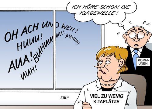 Cartoon: Kitaplätze (medium) by Erl tagged kinderbetreuung,kleinkinder,kind,kinder,kindertagesstätte,kinderkrippe,kitaplätze,krippenplätze,ausbau,anspruch,gesetzlich,gesetz,mangel,klage,klagen,klagewelle,gericht,prozess,merkel,bund,kommunen,kinderbetreuung,kleinkinder,kind,kinder,kindertagesstätte,kinderkrippe,kitaplätze,krippenplätze,ausbau,anspruch,gesetzlich,gesetz,mangel,klage,klagen,klagewelle,gericht,prozess,merkel,bund,kommunen