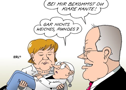 Cartoon: Klare Kante (medium) by Erl tagged steinbrück,peer,kanzlerkandidat,spd,programm,klare,kante,klarheit,beliebtheit,umfragewerte,wähler,bundeskanzlerin,angela,merkel,ungefähr,schwammig,weich,kuscheln,spd,kanzlerkandidat,peer,steinbrück,programm,klare,kante,klarheit,beliebtheit,umfragewerte,wähler,bundeskanzlerin,angela,merkel,ungefähr,schwammig,weich,kuscheln