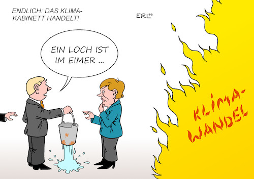 Cartoon: Klimakabinett (medium) by Erl tagged politik,umwelt,klima,klimawandel,erderwärmung,begrenzung,co2,ausstoß,klimaziele,klimakabinett,klimakanzlerin,merkel,versagen,feuerwehr,loch,eimer,karikatur,erl,politik,umwelt,klima,klimawandel,erderwärmung,begrenzung,co2,ausstoß,klimaziele,klimakabinett,klimakanzlerin,merkel,versagen,feuerwehr,loch,eimer,karikatur,erl