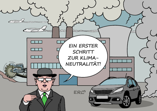 Cartoon: Klimaneutralität (medium) by Erl tagged politik,klima,klimawandel,erderwärmung,co2,klimaschutz,kohleausstieg,rwe,braunkohle,tagebau,garzweiler,dorf,lützerath,verschwinden,braunkohlebagger,verkehr,auto,flugzeug,industrie,klimaneutralität,greenwashing,krawatte,grün,karikatur,erl,politik,klima,klimawandel,erderwärmung,co2,klimaschutz,kohleausstieg,rwe,braunkohle,tagebau,garzweiler,dorf,lützerath,verschwinden,braunkohlebagger,verkehr,auto,flugzeug,industrie,klimaneutralität,greenwashing,krawatte,grün,karikatur,erl