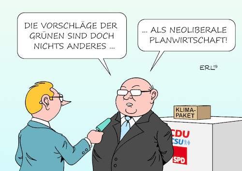 Cartoon: Klimaschutz Grüne I (medium) by Erl tagged politik,klima,klimawandel,erderwärmung,klimaschutz,klimapaket,groko,cdu,csu,spd,vorschläge,die,grünen,kritik,radikal,neoliberal,planwirtschaft,karikatur,erl,politik,klima,klimawandel,erderwärmung,klimaschutz,klimapaket,groko,cdu,csu,spd,vorschläge,die,grünen,kritik,radikal,neoliberal,planwirtschaft,karikatur,erl