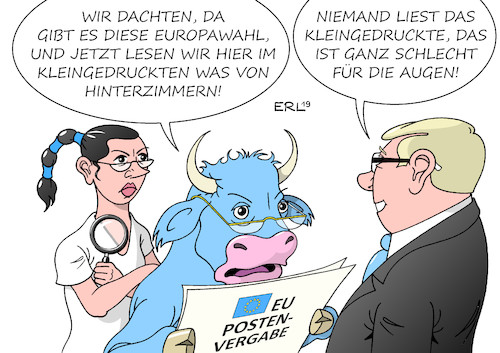 Cartoon: Kommissionspräsident (medium) by Erl tagged politik,eu,europawahl,parlament,postenvergabe,kommissionspräsident,ratspräsident,demokratisch,hinterzimmer,poker,posten,geschacher,kuhhandel,europa,stier,karikatur,erl,politik,eu,europawahl,parlament,postenvergabe,kommissionspräsident,ratspräsident,demokratisch,hinterzimmer,poker,posten,geschacher,kuhhandel,europa,stier,karikatur,erl