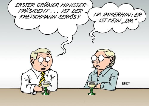 Cartoon: Kretschmann (medium) by Erl tagged kretschmann,winfried,ministerpräsident,grün,baden,württemberg,seriös,doktor,doktortitel,karl,theodor,guttenberg,silvana,koch,mehrin,veronika,saß,täuschung,plagiat,doktorarbeit,kretschmann,baden württemberg,seriös,doktor,doktortitel,guttenberg,koch,täuschung,plagiat,baden,württemberg