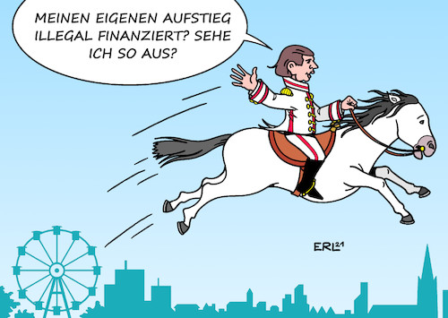 Cartoon: Kurz (medium) by Erl tagged politik,österreich,bundeskanzler,sebastian,kurz,vorwurf,korruption,illegal,finanzierung,aufstieg,karriere,schmiergeld,berichte,boulevardzeitung,presse,karikatur,erl,politik,österreich,bundeskanzler,sebastian,kurz,vorwurf,korruption,illegal,finanzierung,aufstieg,karriere,schmiergeld,berichte,boulevardzeitung,presse,karikatur,erl