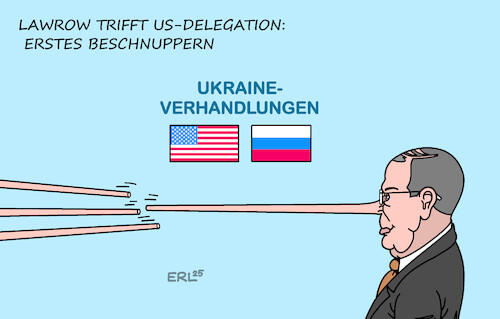 Lawrow trifft US-Delegation Lawrow trifft US-Delegation