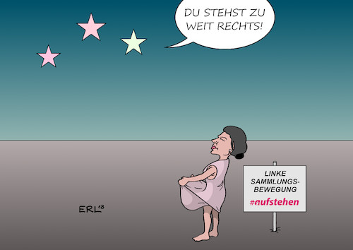 Cartoon: Linke Sammlungsbewegung (medium) by Erl tagged politik,sahra,wagenknecht,linke,sammlungsbewegung,hashtag,aufstehen,kritik,teile,die,katja,kipping,grüne,position,flüchtlingspolitik,rechts,nähe,rechtspopulismus,gegeneinander,ausspielen,flüchtlinge,sozial,schwache,sterntaler,schürze,sterne,sammeln,märchen,spd,links,parteien,bewegung,karikatur,erl,politik,sahra,wagenknecht,linke,sammlungsbewegung,hashtag,aufstehen,kritik,teile,die,katja,kipping,grüne,position,flüchtlingspolitik,rechts,nähe,rechtspopulismus,gegeneinander,ausspielen,flüchtlinge,sozial,schwache,sterntaler,schürze,sterne,sammeln,märchen,spd,links,parteien,bewegung,karikatur,erl