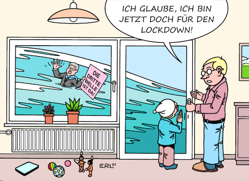 Cartoon: Lockdown (medium) by Erl tagged politik,corona,virus,pandemie,covid19,dritte,welle,rki,robert,koch,institut,lothar,wieler,appel,bitte,lockdown,anstieg,fallzahl,inzidenzwert,hilferuf,intensivstationen,überfüllung,karikatur,erl,politik,corona,virus,pandemie,covid19,dritte,welle,rki,robert,koch,institut,lothar,wieler,appel,bitte,lockdown,anstieg,fallzahl,inzidenzwert,hilferuf,intensivstationen,überfüllung,karikatur,erl