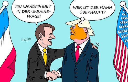 Macron bei Trump Macron bei Trump