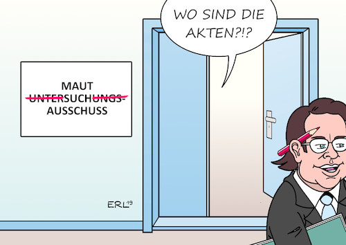 Cartoon: Maut (medium) by Erl tagged politik,csu,pkw,maut,scheitern,eugh,untersuchungsausschuss,akten,mitnahme,verkehrsminister,andreas,scheuer,karikatur,erl,politik,csu,pkw,maut,scheitern,eugh,untersuchungsausschuss,akten,mitnahme,verkehrsminister,andreas,scheuer,karikatur,erl