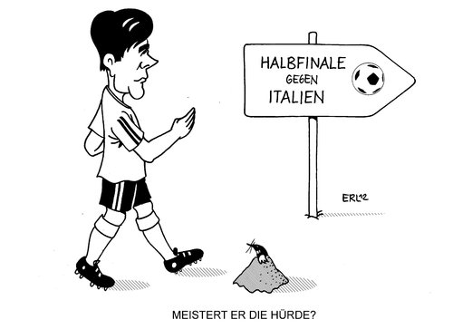 Meistert er die Hürde? Meistert er die Hürde?