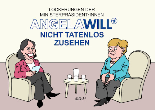 Merkel bei Anne Will Merkel bei Anne Will