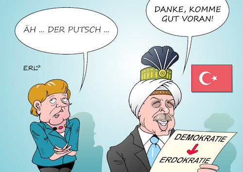 Merkel bei Erdogan Merkel bei Erdogan