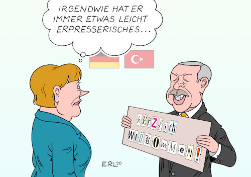 Merkel bei Erdogan Merkel bei Erdogan
