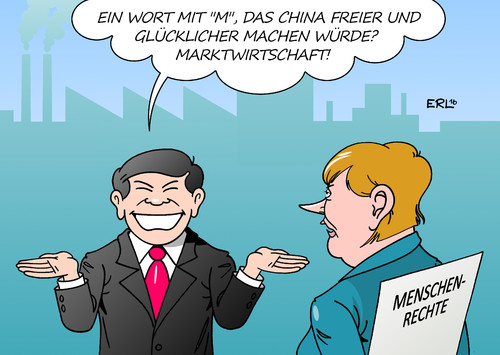 Merkel China