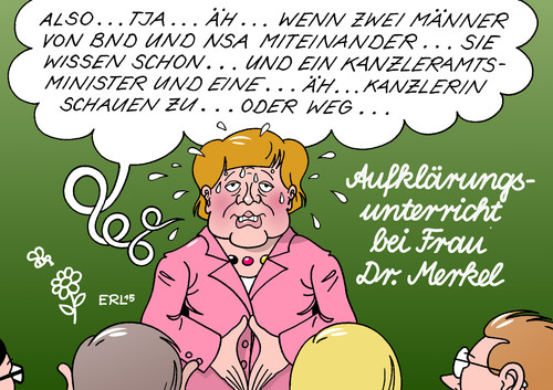 Merkel klärt auf