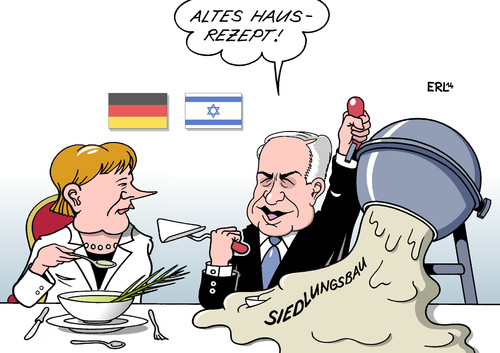 Merkel Netanjahu