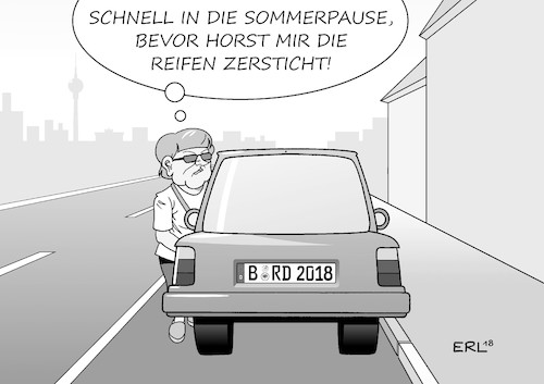 Merkel Sommerpause