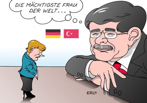 Cartoon: Merkel Türkei (medium) by Erl tagged flüchtlinge,syrien,türkei,eu,deutschland,flüchtlingskrise,zahlen,senken,besuch,bundeskanzlerin,merkel,ankara,ministerpräsident,davutoglu,macht,karikatur,erl,flüchtlinge,syrien,türkei,eu,deutschland,flüchtlingskrise,zahlen,senken,besuch,bundeskanzlerin,merkel,ankara,ministerpräsident,davutoglu,macht,karikatur,erl