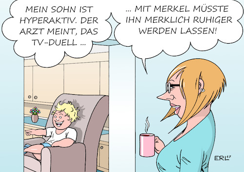 Merkel TV-Duell Merkel TV-Duell
