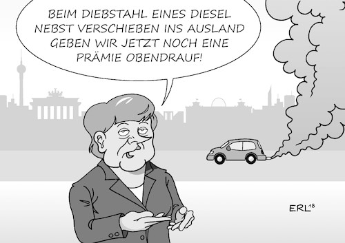 Merkel will Fahrverbot vermeiden