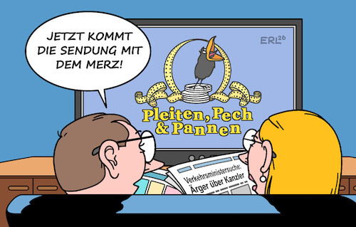 Cartoon: Merz-Programm (medium) by Erl tagged politik,bundeskanzler,merz,kabinett,umbau,entlassung,verkehrsminister,schnieder,suche,nachfolger,pannen,karikatur,erl,politik,bundeskanzler,merz,kabinett,umbau,entlassung,verkehrsminister,schnieder,suche,nachfolger,pannen,karikatur,erl