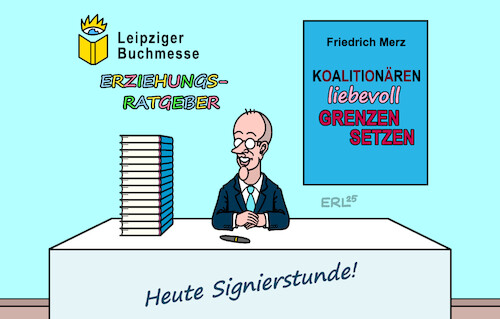 Merz auf der Buchmesse