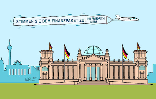 Merz wirbt Merz wirbt
