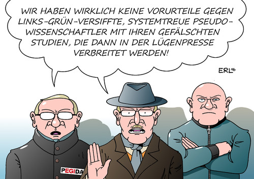 Cartoon: Mitte-Studie (medium) by Erl tagged studie,mitte,friedrich,ebert,stiftung,gesellschaft,deutschland,rechts,rechtspopulismus,rechtsextremismus,vorurteile,menschenfeindlichkeit,rassismus,sexismus,homophobie,fremdenfeindlichkeit,demokratieferne,wissenschaftler,links,grün,lügenpresse,pegida,afd,skinhead,karikatur,erl,studie,mitte,friedrich,ebert,stiftung,gesellschaft,deutschland,rechts,rechtspopulismus,rechtsextremismus,vorurteile,menschenfeindlichkeit,rassismus,sexismus,homophobie,fremdenfeindlichkeit,demokratieferne,wissenschaftler,links,grün,lügenpresse,pegida,afd,skinhead,karikatur,erl