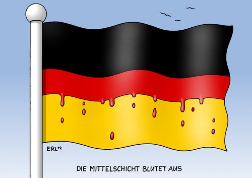 Cartoon: Mittelschicht (medium) by Erl tagged ausbluten,steuer,geld,wirtschaft,arbeit,reichtum,armut,gesellschaft,unterschicht,oberschicht,mittelschicht,mittelstand,arbeitsplätze,handwerk,mittelschicht,oberschicht,unterschicht,gesellschaft,armut,reichtum,arbeit,wirtschaft,geld,steuer,ausbluten