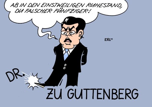 Cartoon: Nach bewährtem Rezept (medium) by Erl tagged guttenberg,doktor,doktorarbeit,plagiat,vorwurf,konsequenz,titel,ruhen,ruhestand,rezept,bewährt,verteidigungsminister,guttenberg,doktor,doktorarbeit,plagiat,konsequenz,titel,ruhen,ruhestand,rezept