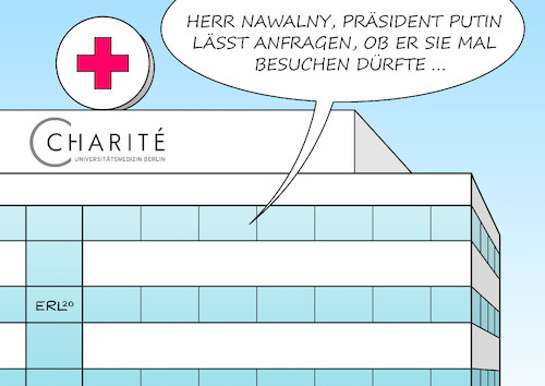 Cartoon: Nawalny Anfrage (medium) by Erl tagged politik,rußland,präsident,wladimir,putin,kreml,kritiker,gegner,ermordung,vergiftung,alexej,nawalny,behandlung,charite,berlin,diagnose,kampfstoff,nervengift,koma,aufwachen,fragen,karikatur,erl,politik,rußland,präsident,wladimir,putin,kreml,kritiker,gegner,ermordung,vergiftung,alexej,nawalny,behandlung,charite,berlin,diagnose,kampfstoff,nervengift,koma,aufwachen,fragen,karikatur,erl