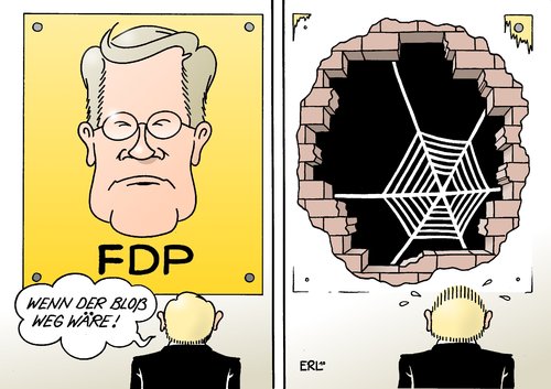 Cartoon: Nichts dahinter (medium) by Erl tagged fdp,vorsitz,westerwelle,führung,unzufriedenheit,problem,inhalte,themen,leere,fdp,vorsitz,guido westerwelle,führung,unzufriedenheit,problem,inhalte,themen,leere,guido,westerwelle