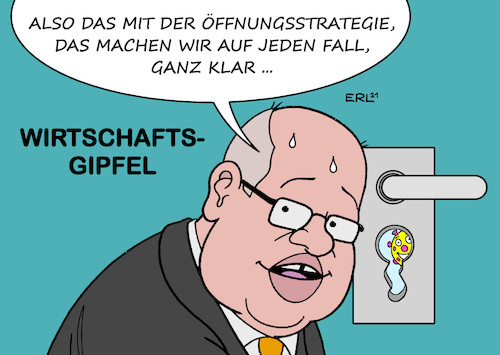 Cartoon: Öffnungsstrategie (medium) by Erl tagged politik,corona,virus,pandemie,covid19,lockdown,wirtschaft,unternehmen,selbstständige,gastronomie,wirtschaftsgipfel,vereinbarung,strategie,öffnung,öffnungsstrategie,öffnungsperspektive,perspektive,schlüsselloch,mutation,realität,wirtschaftsminister,peter,altmaier,karikatur,erl,politik,corona,virus,pandemie,covid19,lockdown,wirtschaft,unternehmen,selbstständige,gastronomie,wirtschaftsgipfel,vereinbarung,strategie,öffnung,öffnungsstrategie,öffnungsperspektive,perspektive,schlüsselloch,mutation,realität,wirtschaftsminister,peter,altmaier,karikatur,erl