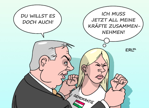 Orban liebt die Demokratie