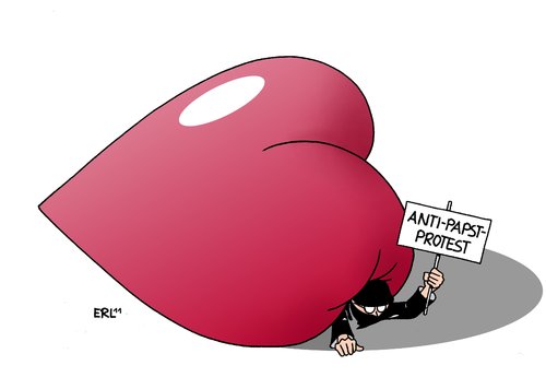 Papst Protest Papst Protest