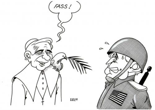 Papst und Bush Papst und Bush