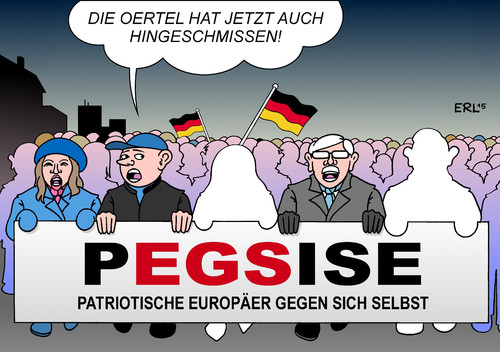 Cartoon: PEGIDA (medium) by Erl tagged pegida,führungsstreit,führung,kathrin,oertel,rückzug,lutz,bachmann,demonstration,rechtspopulismus,rechtsextremismus,karikatur,erl,pegida,führungsstreit,führung,kathrin,oertel,rückzug,lutz,bachmann,demonstration,rechtspopulismus,rechtsextremismus