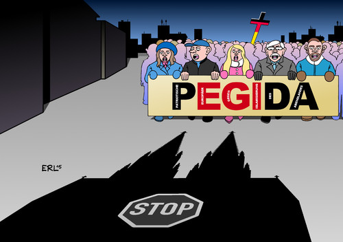 Cartoon: PEGIDA und Kirche (medium) by Erl tagged pegida,protest,bewegung,rechtspopulismus,rechtsextremismus,demonstration,köln,dom,verdunkelung,kirche,stopp,karikatur,erl,pegida,protest,bewegung,rechtspopulismus,rechtsextremismus,demonstration,köln,dom,verdunkelung,kirche,stopp