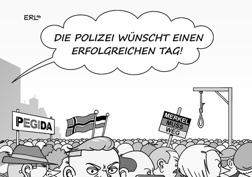 Polizei Pegida