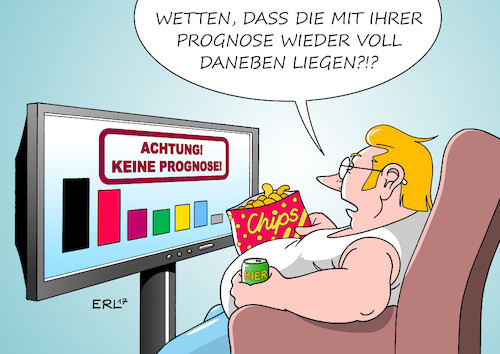 Cartoon: Prognose (medium) by Erl tagged bundestagswahl,wahl,2017,bundestag,parteien,partei,stimmen,anteil,mehrheit,gewinn,verlust,umfrage,meinungsforschung,wahlforschung,momentaufnahme,keine,prognose,vorhersage,wähler,schwankung,stimmung,stammwähler,wechselwähler,taktik,koalition,karikatur,erl,bundestagswahl,wahl,2017,bundestag,parteien,partei,stimmen,anteil,mehrheit,gewinn,verlust,umfrage,meinungsforschung,wahlforschung,momentaufnahme,keine,prognose,vorhersage,wähler,schwankung,stimmung,stammwähler,wechselwähler,taktik,koalition,karikatur,erl