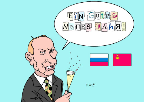 Cartoon: Putin (medium) by Erl tagged politik,russland,präsident,putin,verlust,sowjetunion,macht,rache,provokation,eu,nato,erpressung,ukraine,krim,jahreswechsel,2021,2022,silvester,neujahr,sekt,erpresserbrief,karikatur,erl,politik,russland,präsident,putin,verlust,sowjetunion,macht,rache,provokation,eu,nato,erpressung,ukraine,krim,jahreswechsel,2021,2022,silvester,neujahr,sekt,erpresserbrief,karikatur,erl