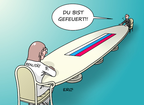 Cartoon: Putin feuert (medium) by Erl tagged politik,krieg,angriff,angriffskrieg,überfall,russland,ukraine,präsident,wladimir,putin,lügen,propaganda,lüge,wahrheit,realität,entlassung,gefeuert,entfernung,tisch,karikatur,erl,politik,krieg,angriff,angriffskrieg,überfall,russland,ukraine,präsident,wladimir,putin,lügen,propaganda,lüge,wahrheit,realität,entlassung,gefeuert,entfernung,tisch,karikatur,erl