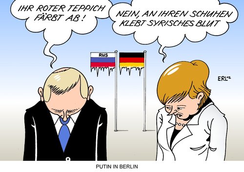 Putin in Berlin Putin in Berlin