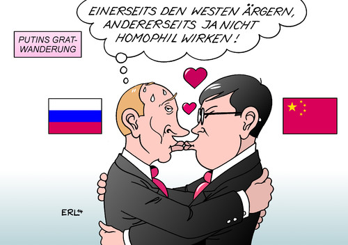 Putins Gratwanderung Putins Gratwanderung