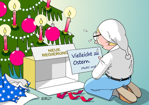 Cartoon: Rabeneltern (medium) by Erl tagged weihnachten,christbaum,geschenke,eltern,kind,bundestagswahl,wunschzettel,neue,regierung,regierungsbildung,jamaika,aus,neuauflage,groko,große,koalition,schwarz,rot,cdu,csu,spd,sondierung,ewigkeit,langsamkeit,ostern,wähler,enttäuschung,karikatur,erl,weihnachten,christbaum,geschenke,eltern,kind,bundestagswahl,wunschzettel,neue,regierung,regierungsbildung,jamaika,aus,neuauflage,groko,große,koalition,schwarz,rot,cdu,csu,spd,sondierung,ewigkeit,langsamkeit,ostern,wähler,enttäuschung,karikatur,erl