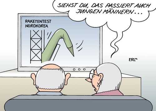 Cartoon: Raketentest (medium) by Erl tagged raketentest,rakete,test,nord,korea,nordkorea,atomwaffen,macht,potenz,impotenz,phallussymbol,mann,frau,jung,alt,fernsehen,raketentest,rakete,test,nord,korea,nordkorea,atomwaffen,macht,potenz,impotenz,phallussymbol,fernsehen