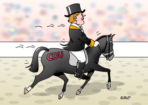 Cartoon: Rekord-Gold im Dressurreiten (medium) by Erl tagged politik,sport,olympia,olympische,sommerspiele,tokio,gold,goldmedaille,deutschland,dressurreiten,bundeskanzlerin,merkel,cdu,rekordkanzlerin,karikatur,erl,politik,sport,olympia,olympische,sommerspiele,tokio,gold,goldmedaille,deutschland,dressurreiten,bundeskanzlerin,merkel,cdu,rekordkanzlerin,karikatur,erl