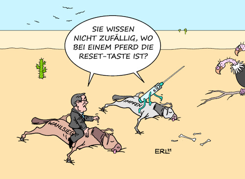 Cartoon: Reset (medium) by Erl tagged politik,corona,virus,pandemie,covid19,vierte,welle,impfung,impfen,impfkampagne,stocken,reset,wahlkampagne,union,cdu,csu,kanzlerkandidat,armin,laschet,umfragen,absturz,pferd,wüste,spritze,karikatur,erl,politik,corona,virus,pandemie,covid19,vierte,welle,impfung,impfen,impfkampagne,stocken,reset,wahlkampagne,union,cdu,csu,kanzlerkandidat,armin,laschet,umfragen,absturz,pferd,wüste,spritze,karikatur,erl